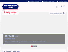 Tablet Screenshot of allamericancoop.com